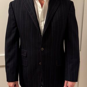 Etro Dark Pinstripe Men's Blazer